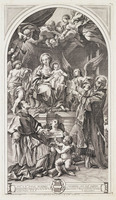 TvB G 3776
<br/>
Heiligen aan de voeten van Madonna
<br/>
<em>Dorigny, Nicolaus (1658-1746)</em>